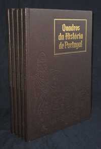 Livros Quadros da História de Portugal 5 Volumes Completo