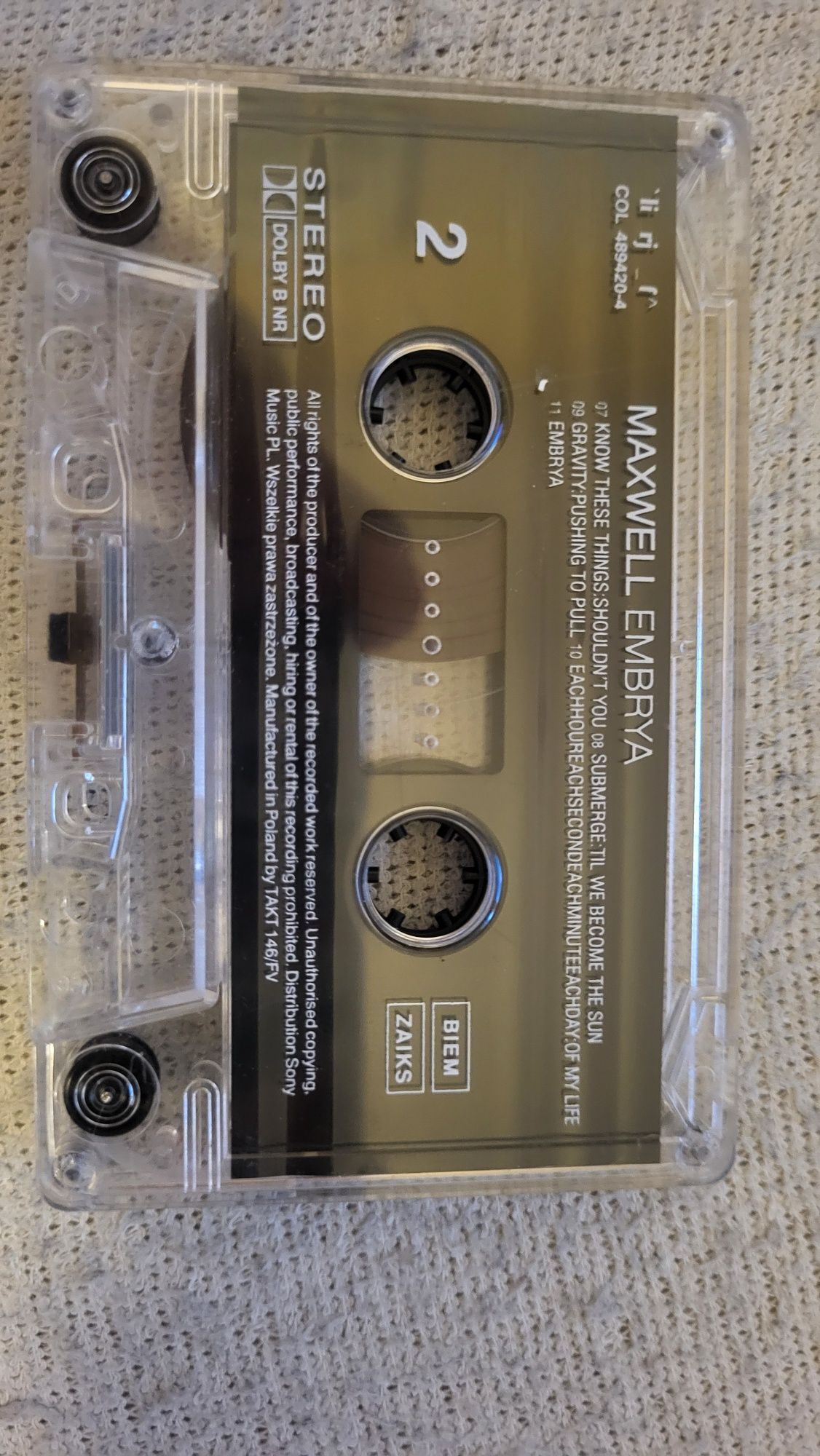 Maxwell Embrya kaseta magnetofonowa