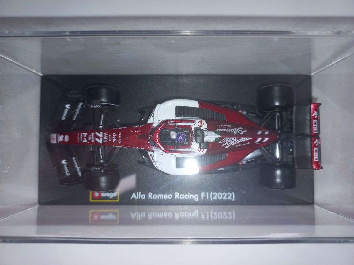 Bburago bolid F1 Alfa Romeo C42,Orlen, V.Bottas, (2022), skala 1:43