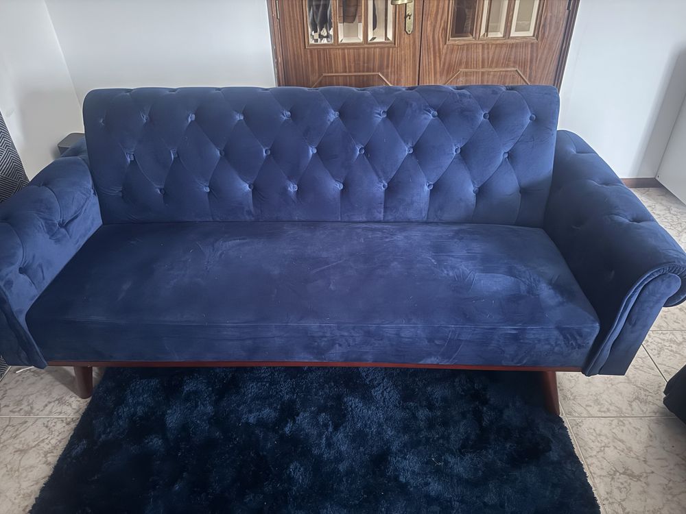 Sofa cama hermes azul
