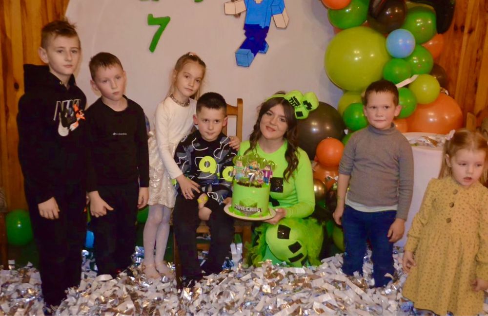 Аніматор, День Народження, Ліло і Стіч, Майнкрафт, Київ та область