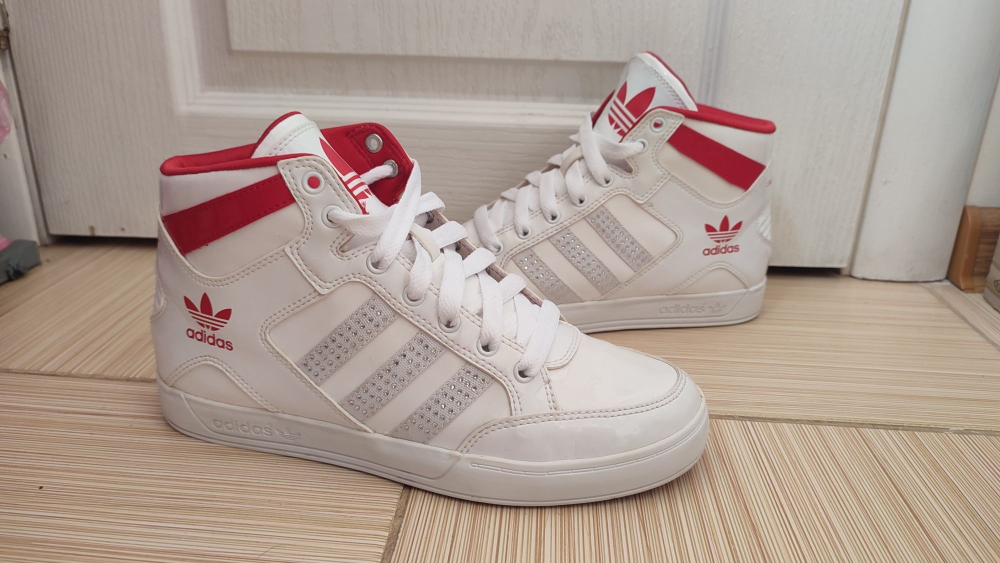 Кросівки хайтопи Adidas Hardcourt Mid, 38,5 р., 24-25 см