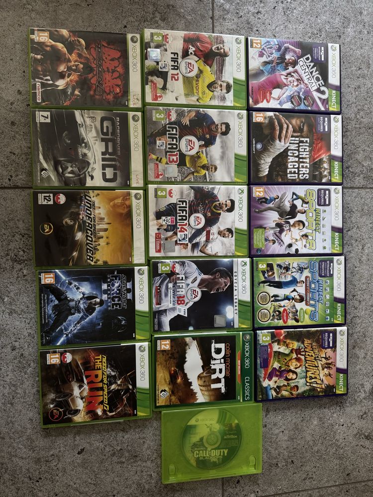 Xbox 360 kinect plus gry