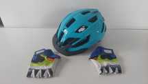 Kask rowerowy Bontrager Solstice rozm 48-55 i rękawiczki S