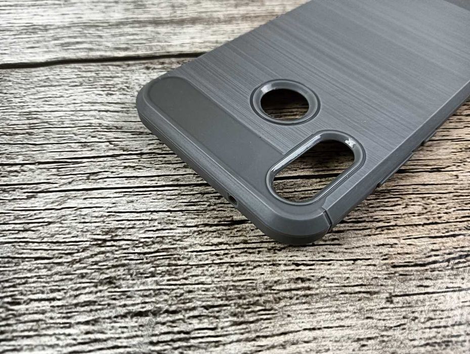 Etui Carbon do Huawei P20 Lite + Szkło Hartowane na ekran
