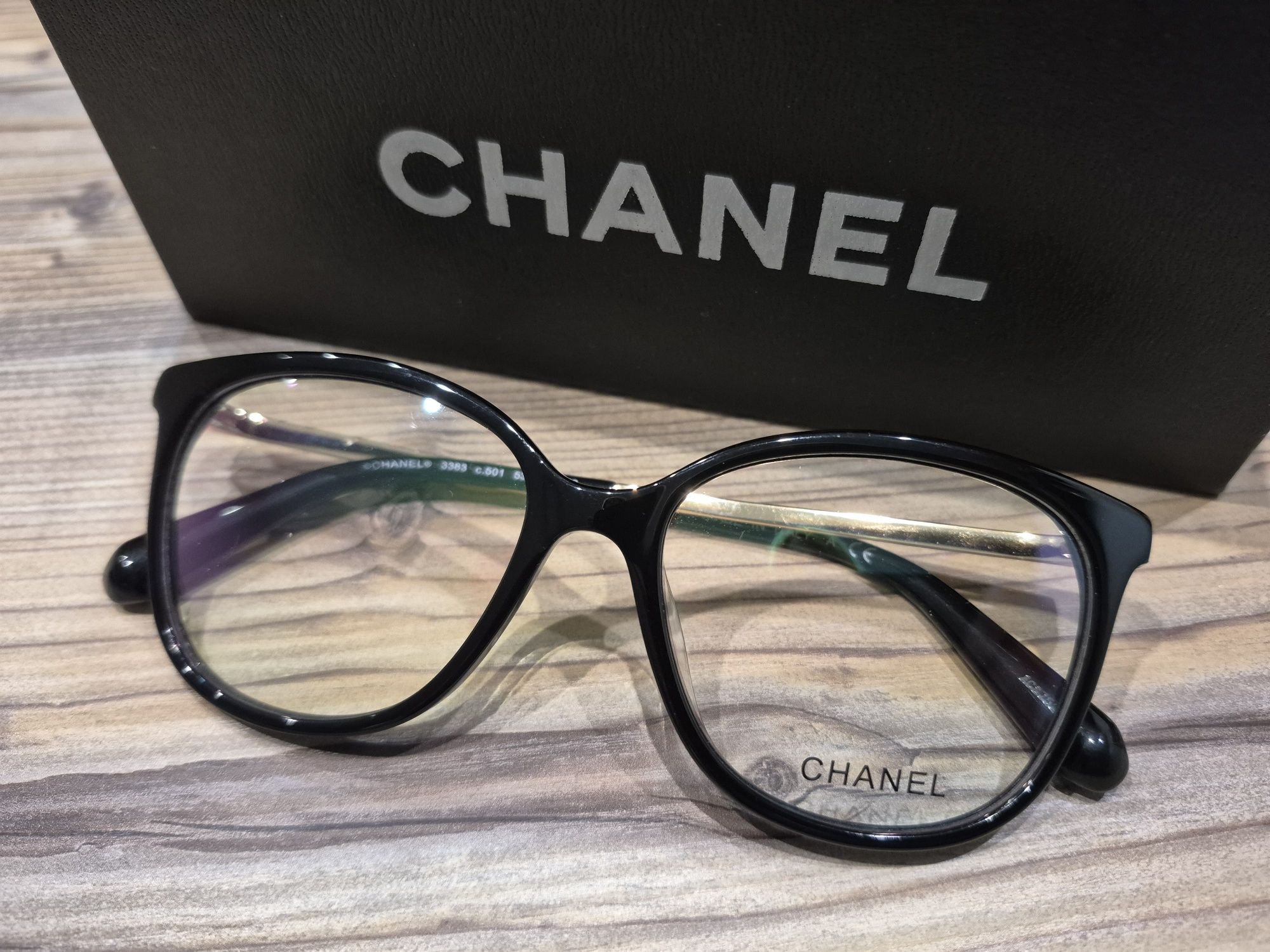 Шиковні жіночі чорні  оправи 3383 с501 від Chanel!