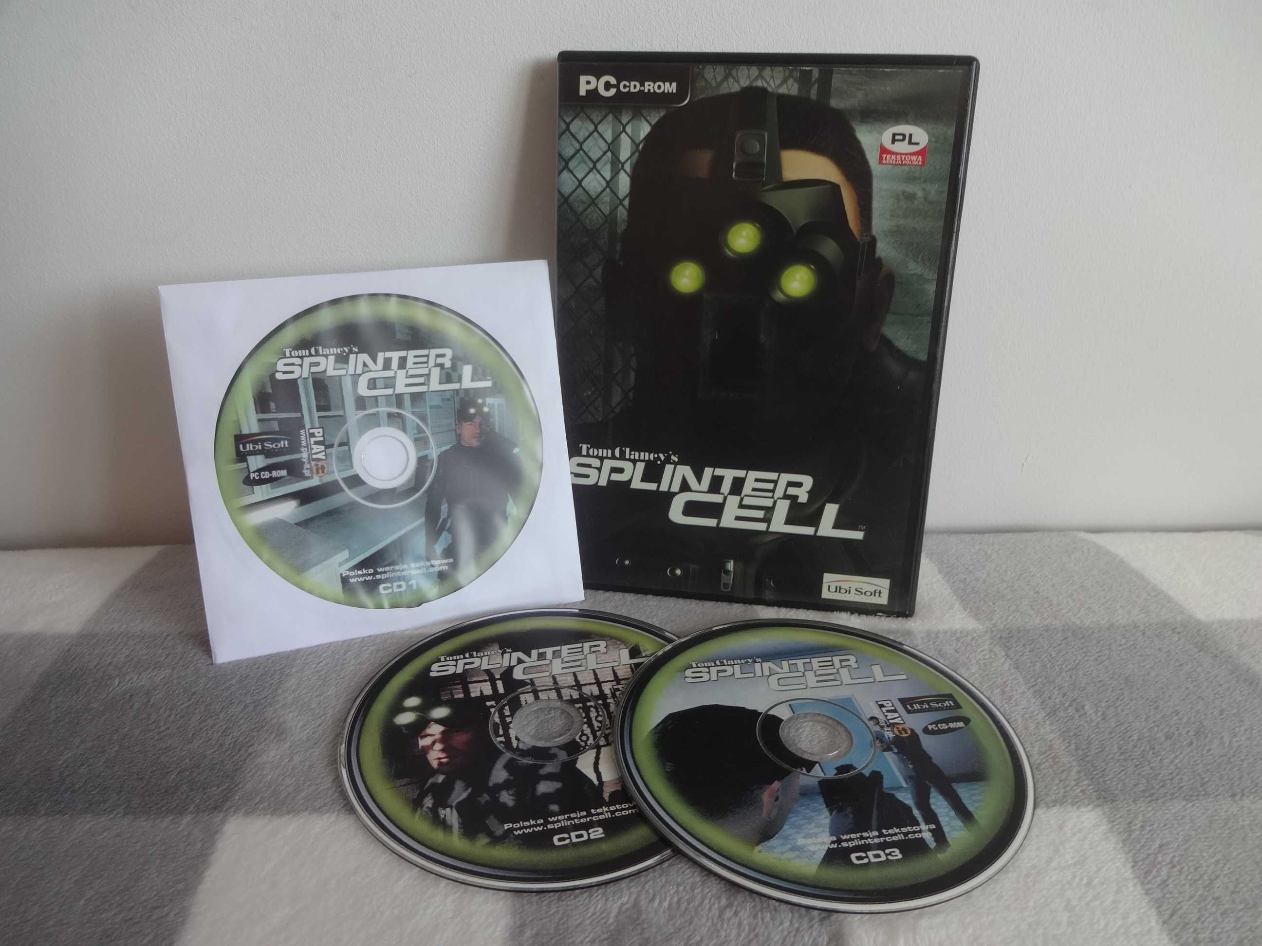 Tom Clancy's Splinter Cell, Pandora Tomorrow, Chaos Theory TRYLOGIA PC