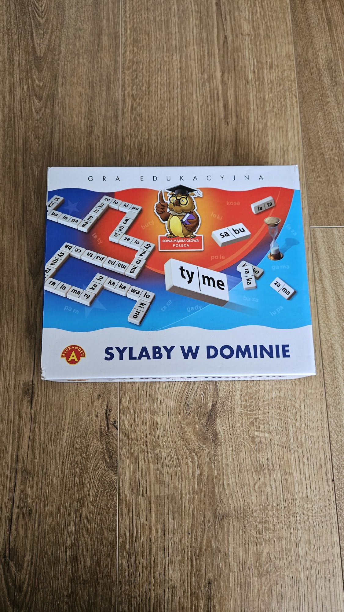 Gra edukacyjna domino - sylaby w dominie