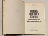 Historia da Filosofia Ocidental de Bertrand Russell, 2 volumes