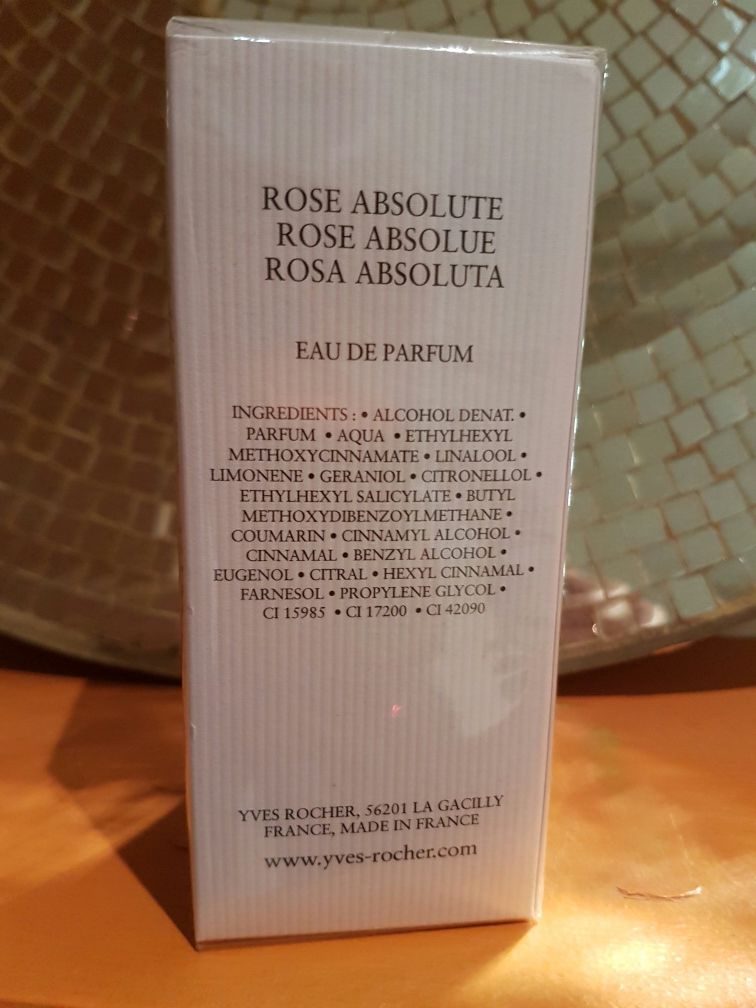 Perfume Yves Rocher Rose Absolue 50 ml