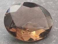 Pomarańczowo-brązowy topaz kamień szlachetny