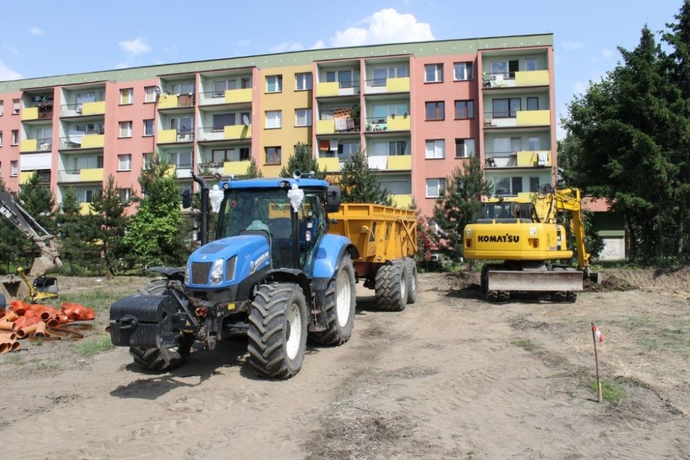 Usługi transportowe wywrotki wynajem ciągnik ciężarówki wywóz tandem