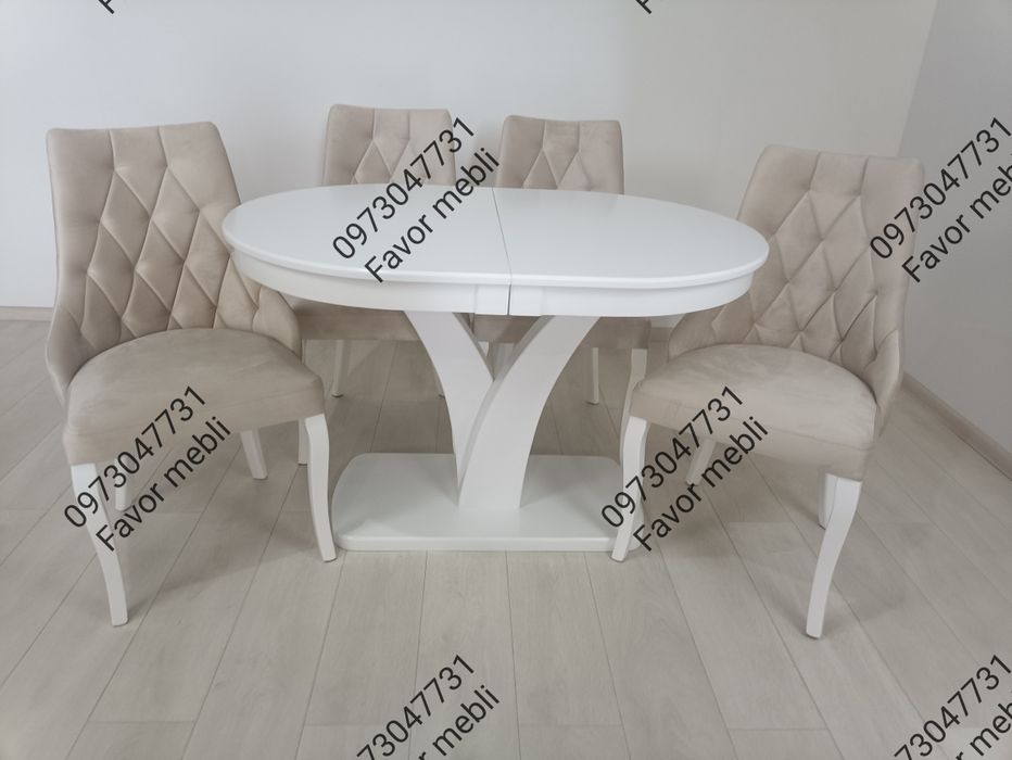 Стіл з масиву дерева бук. Діє безкоштовна доставка по Україні