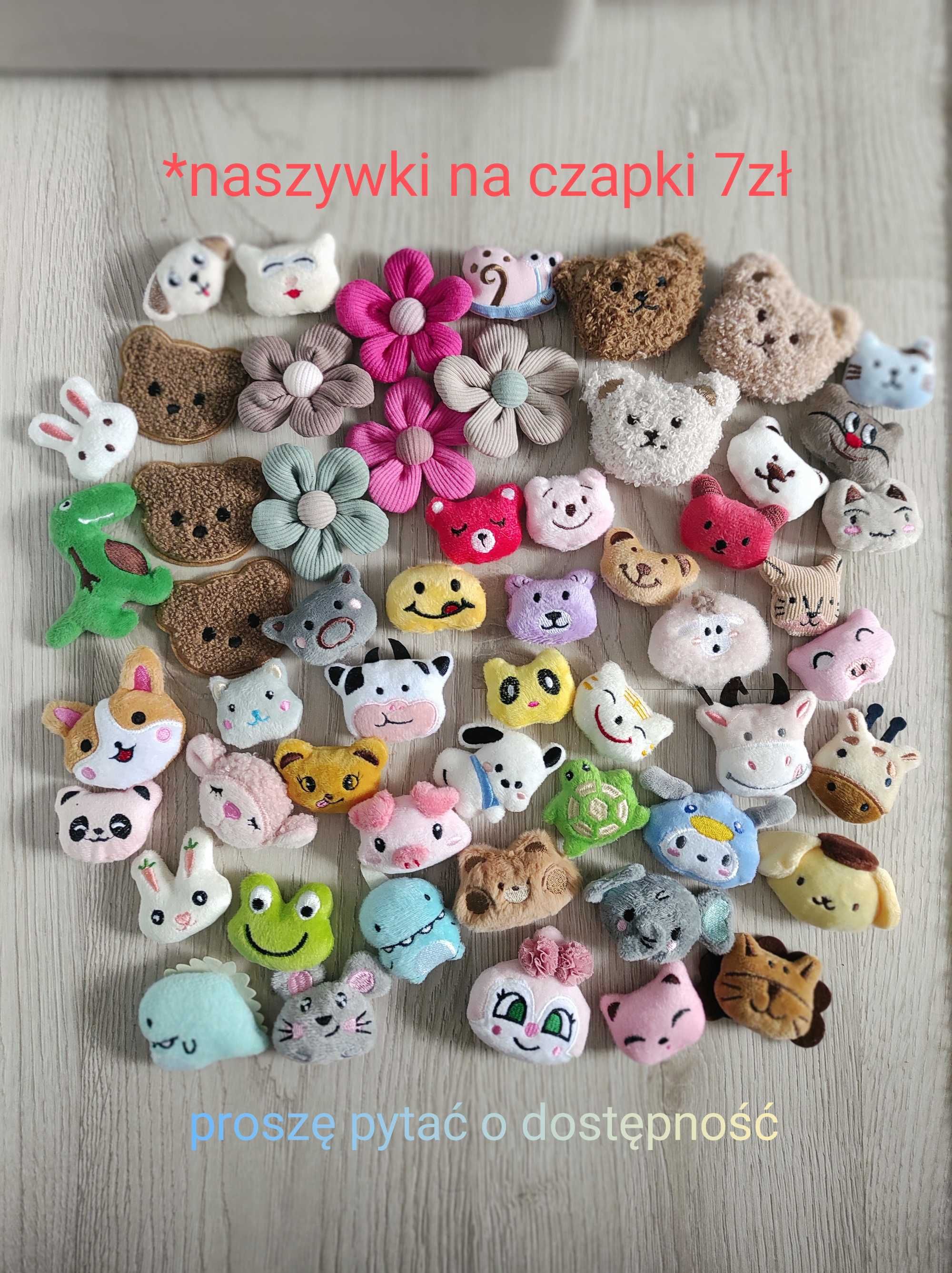 Na wymiar Opaska wiosenna miś prosta przeplatana pin up kokarda prążek