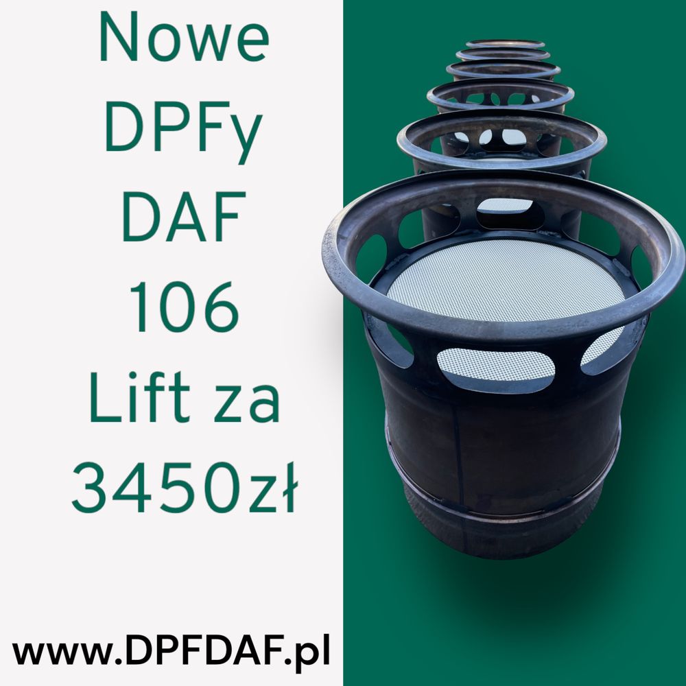 Nowy DPF DAF 106+ uszczelki Łomża