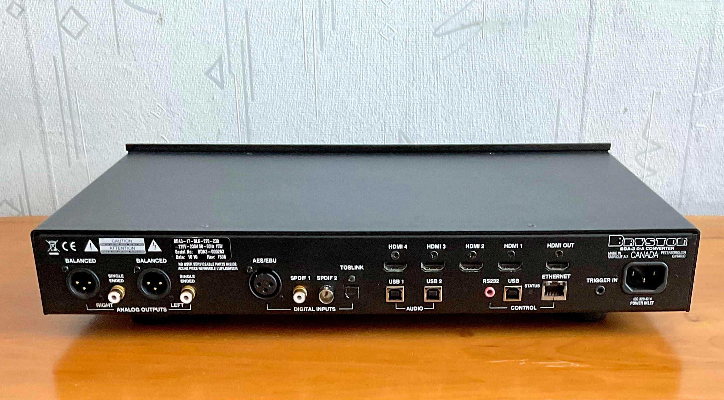 Bryston BDA-3, przetwornik cyfrowo-analagowy hi-end