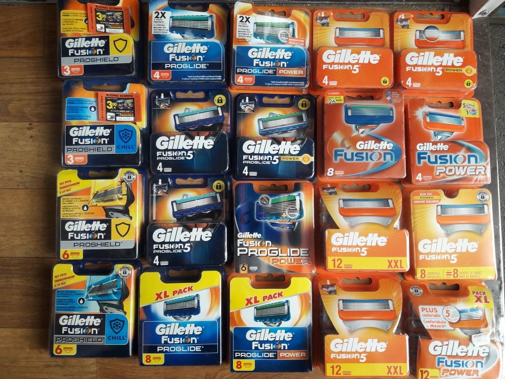 Gillette картриджи из Европы