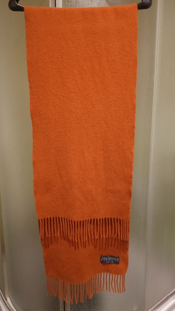 Made in Italy  Malacova Firenze  Duży szal, Kaszmir z Wełną, 174 x 35