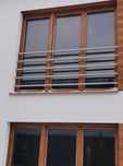 Balustrady harfa nierdzewna szklana LOFT Poręcz Barierka Antracyt