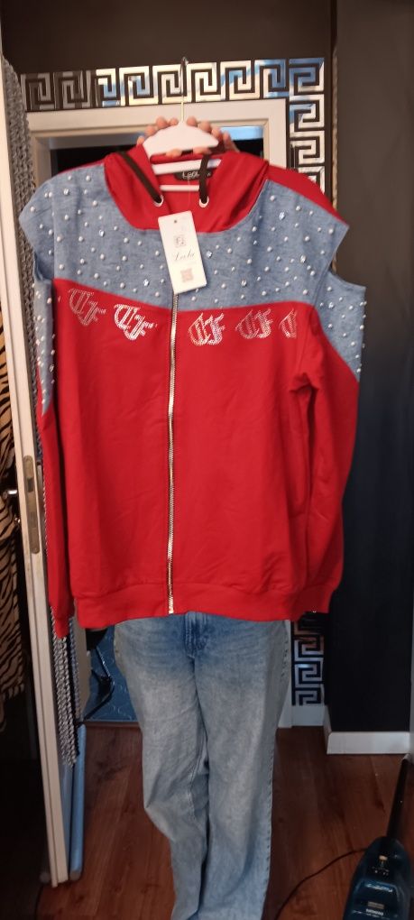 Dres damski czerwony