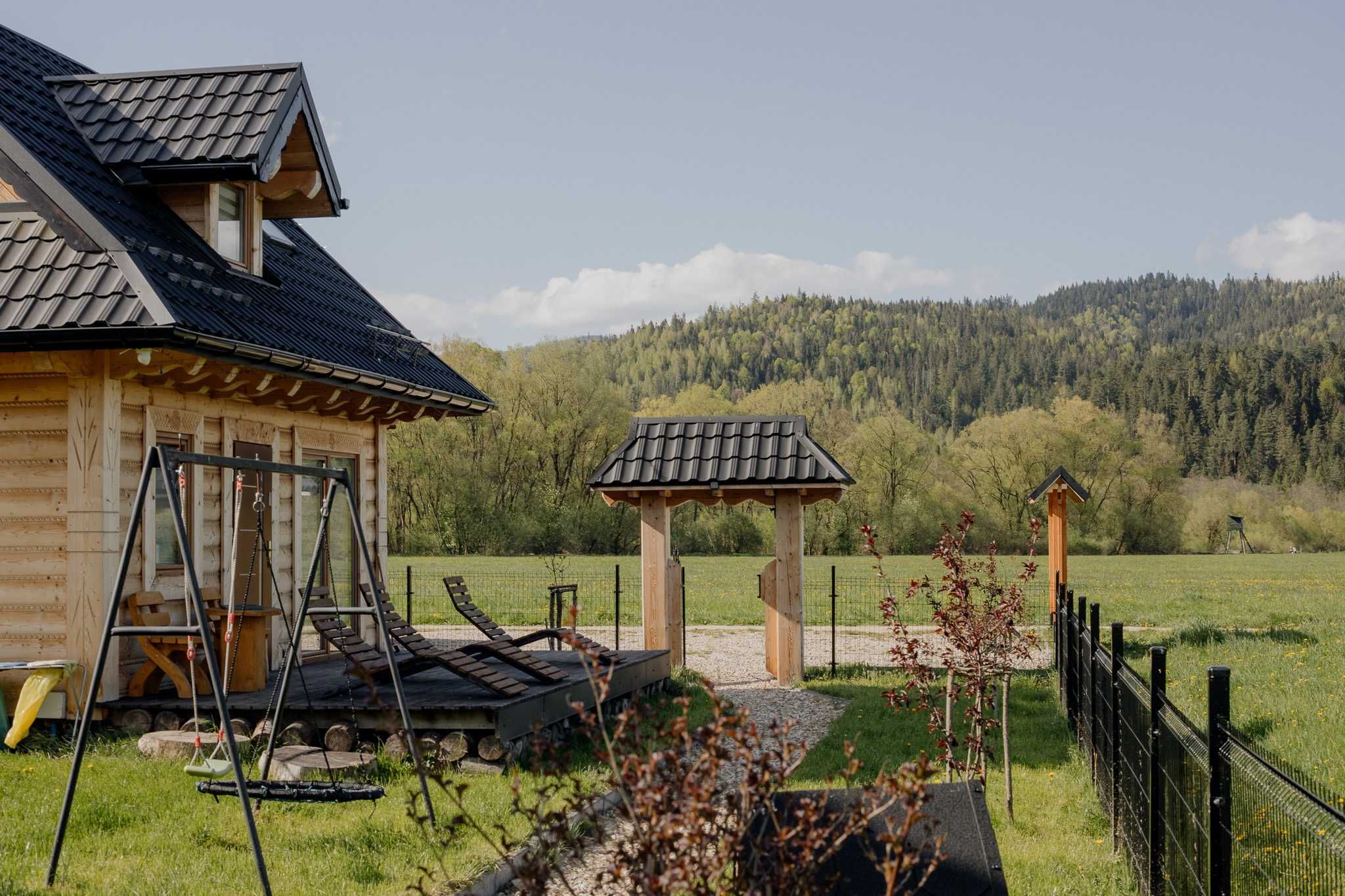 Nocleg Domek w Górach Wynajmę Jacuzi Sauna Ścieżka VELO Rowery Jezioro