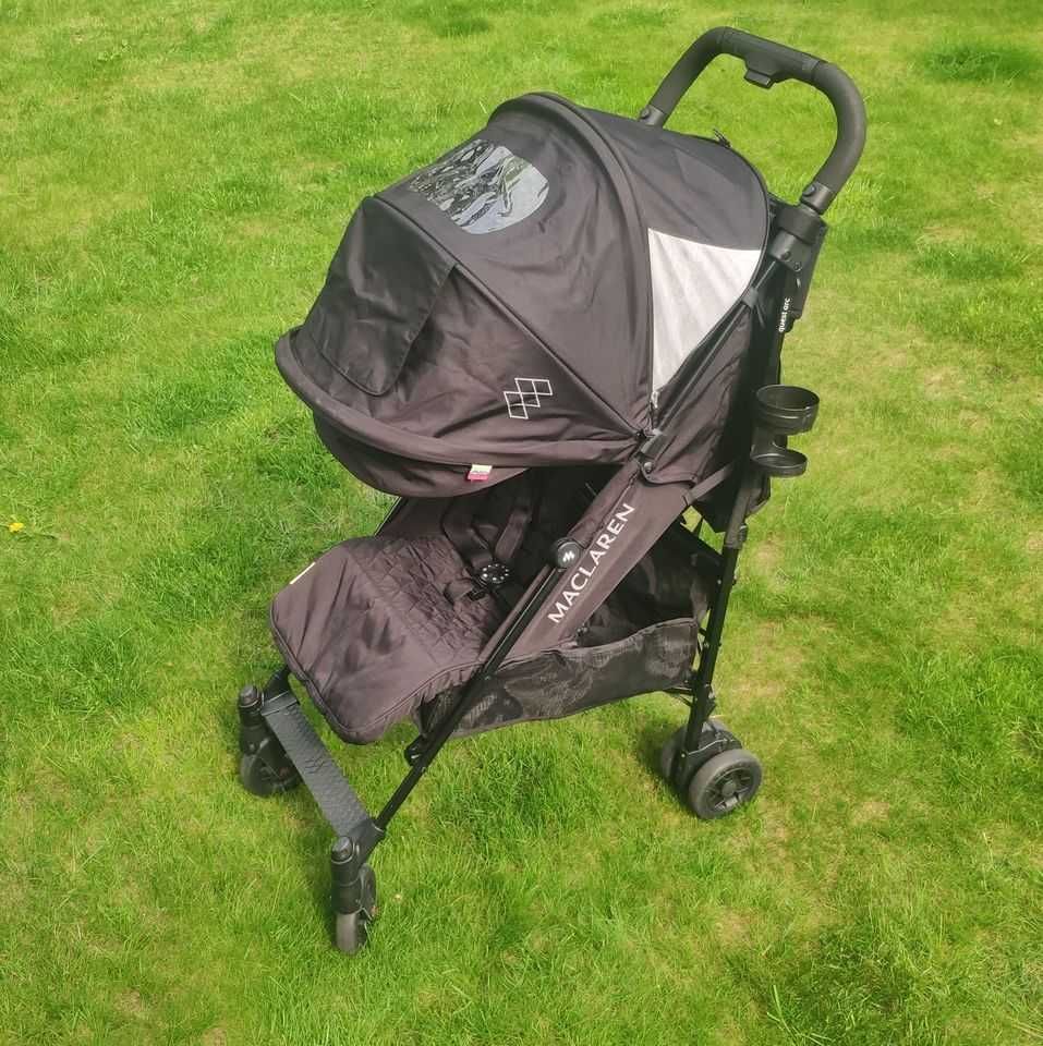 Wózek Maclaren Quest Arc Black Spacerowy Parasolka dla wysokich