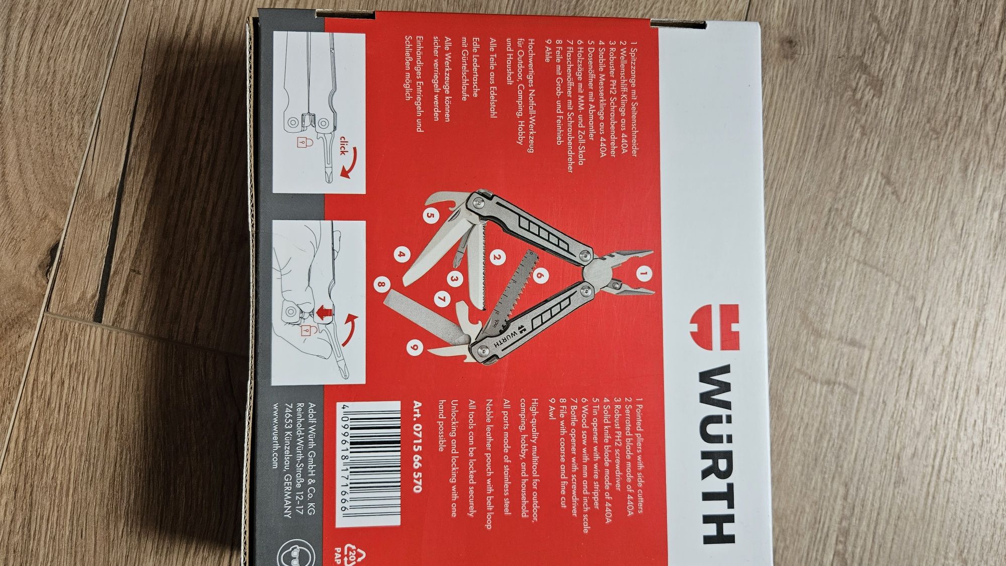 Wurth Multitool Narzędzie Wielofunkcyjne