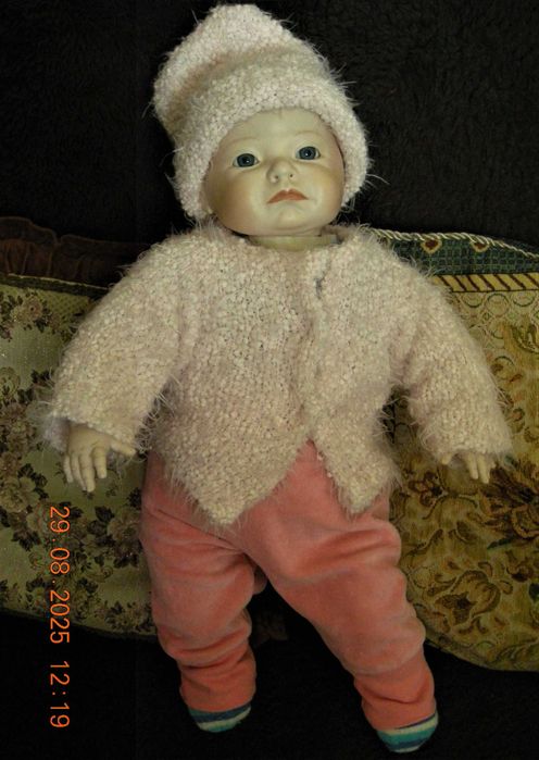 lalka bobas  stara duża  sygnowana