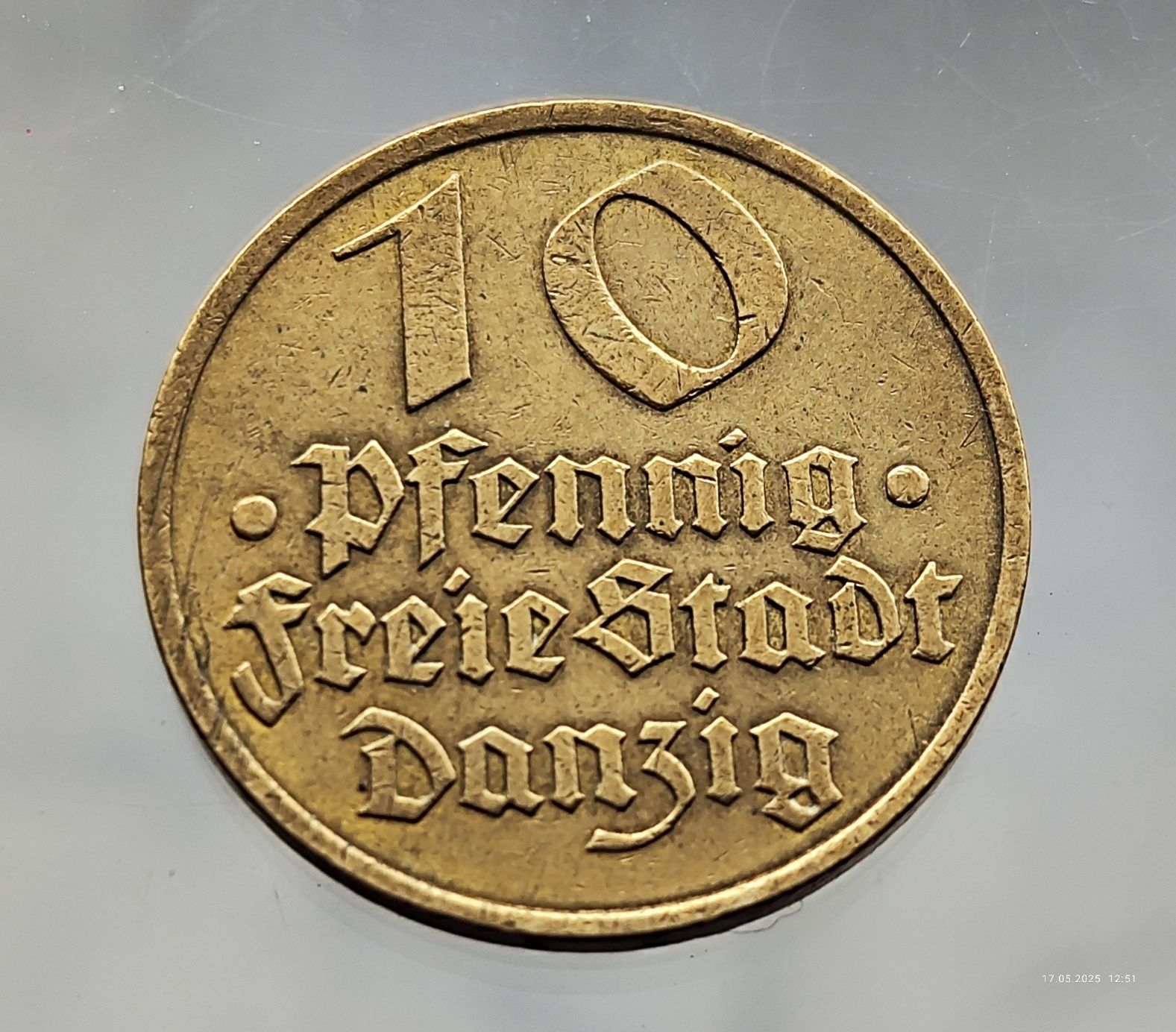 10 fenigów 1932 wolne miasto Gdańsk