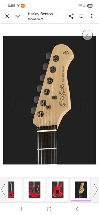 Harley Benton ST-JAMster nova, na caixa