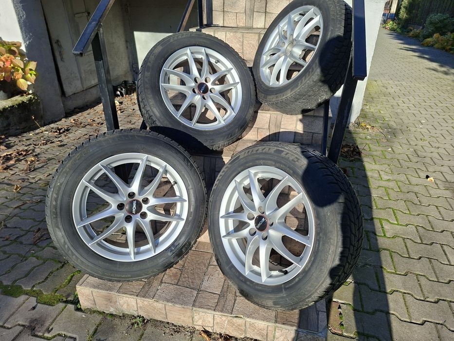 5x100 Koła zimowe 195/60 R16 Felgi Skoda Audi A3 Seat Toyota Prius VW