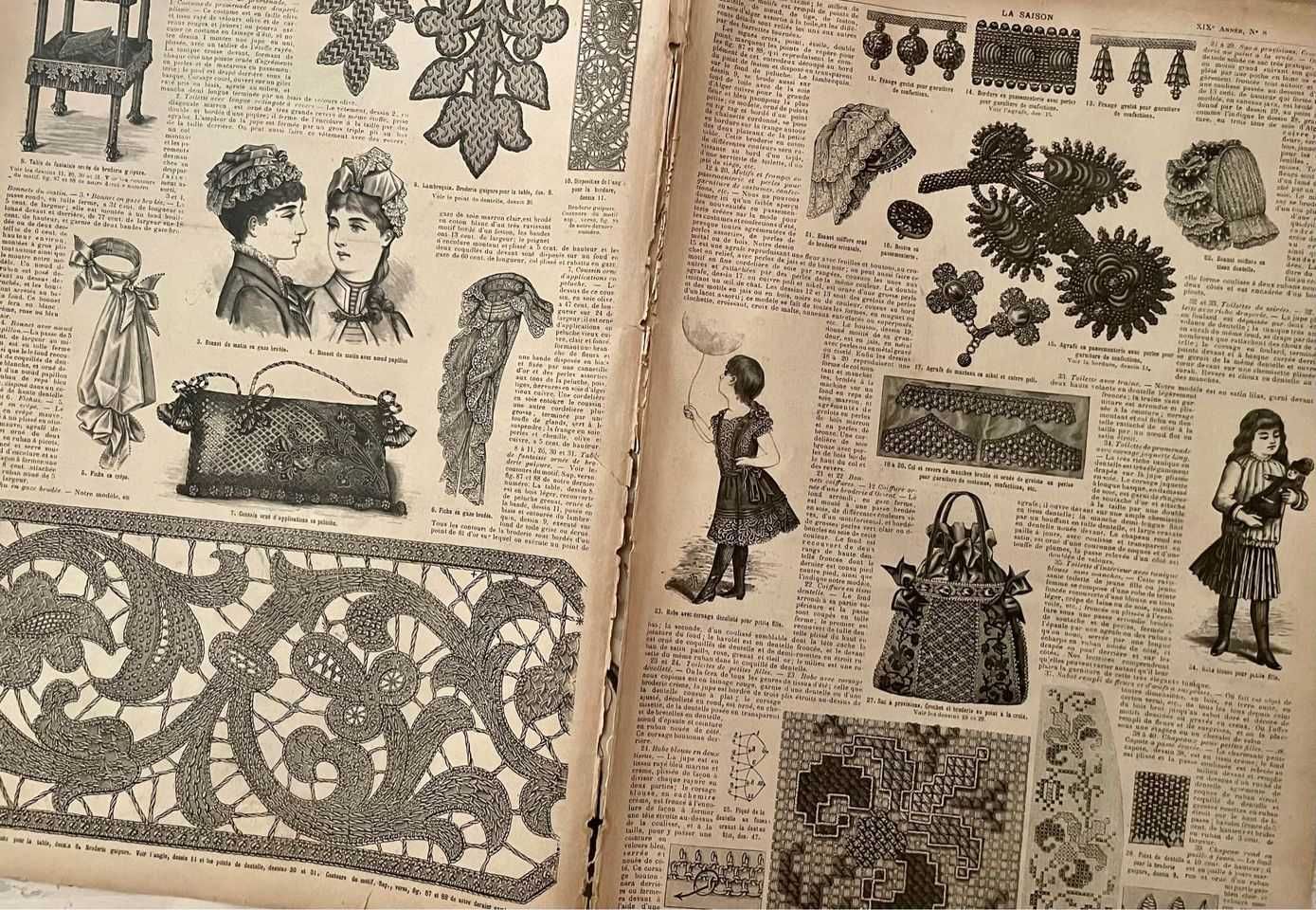 La saison, Journal illustré des Dames, 1885-86
