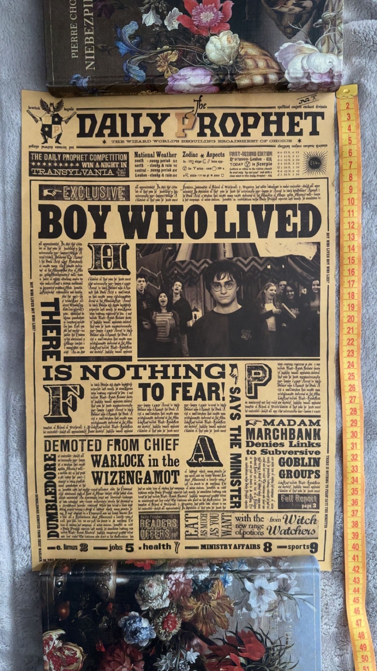 Harry Potter plakat daily prophet
