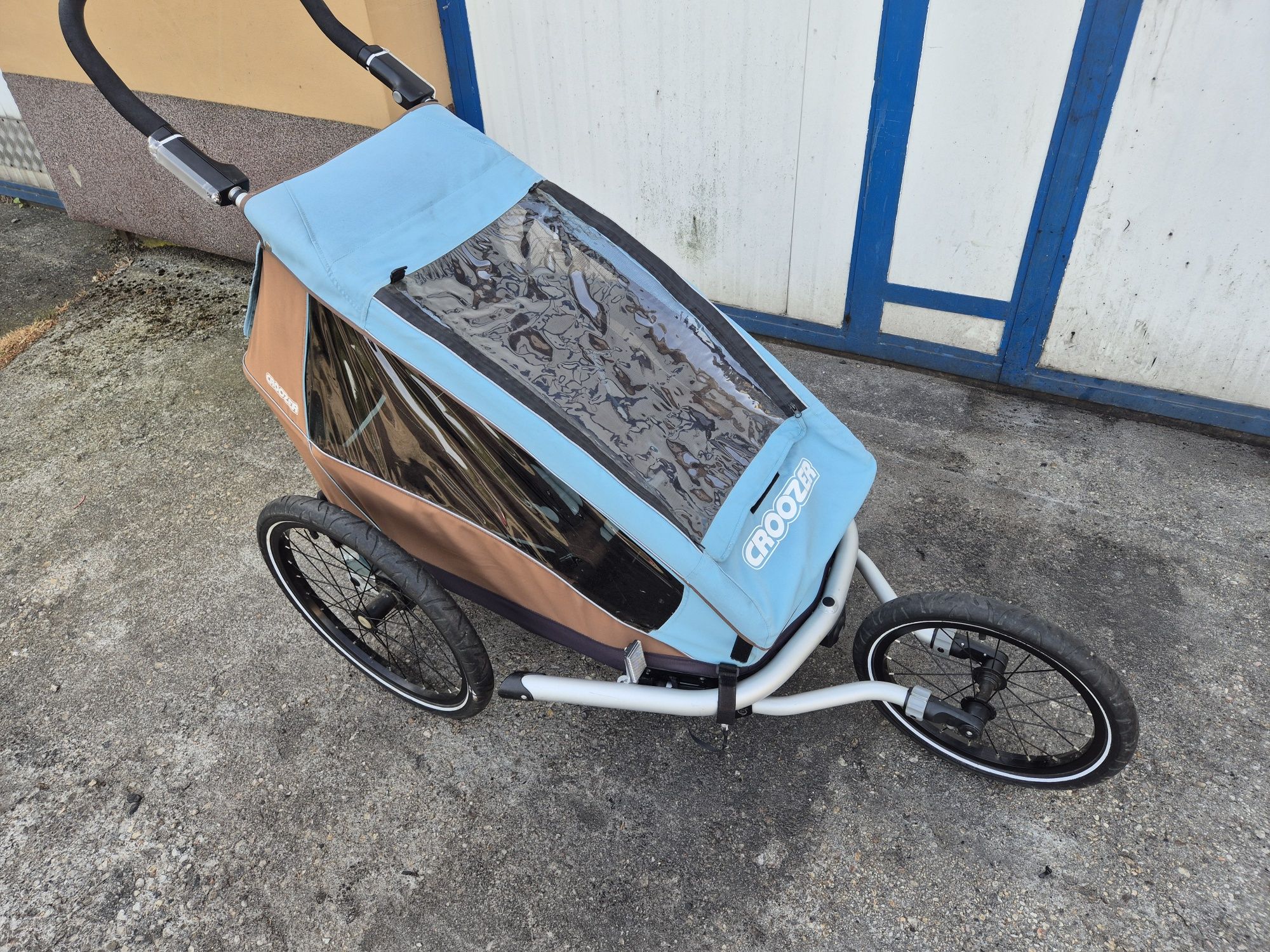 Hamak Model 2019 Oświetlenie LED Przyczepka CROOZER For 1 Kids 
Mod