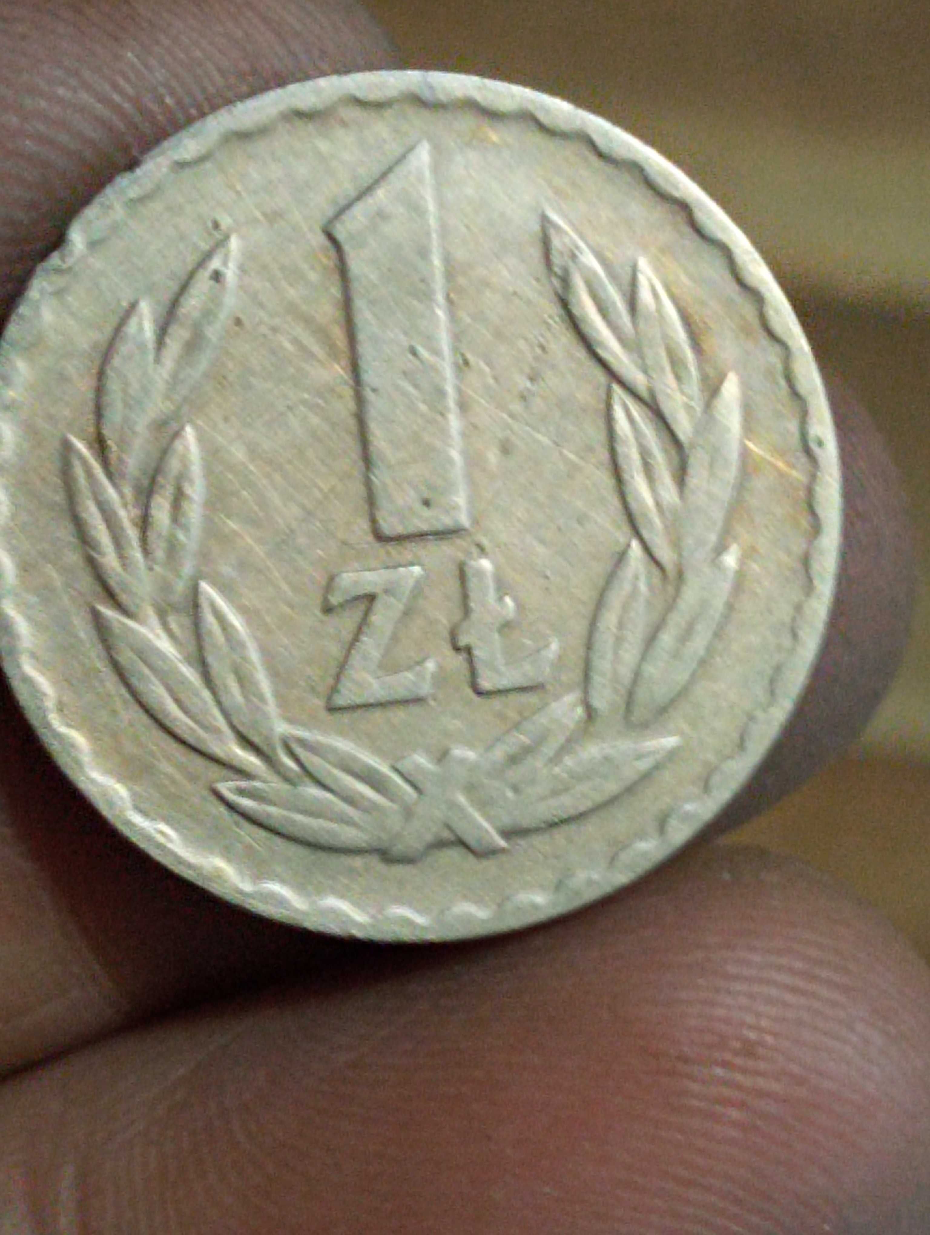 Miedzionikiel moneta 1 zloty 1949 rok bzm