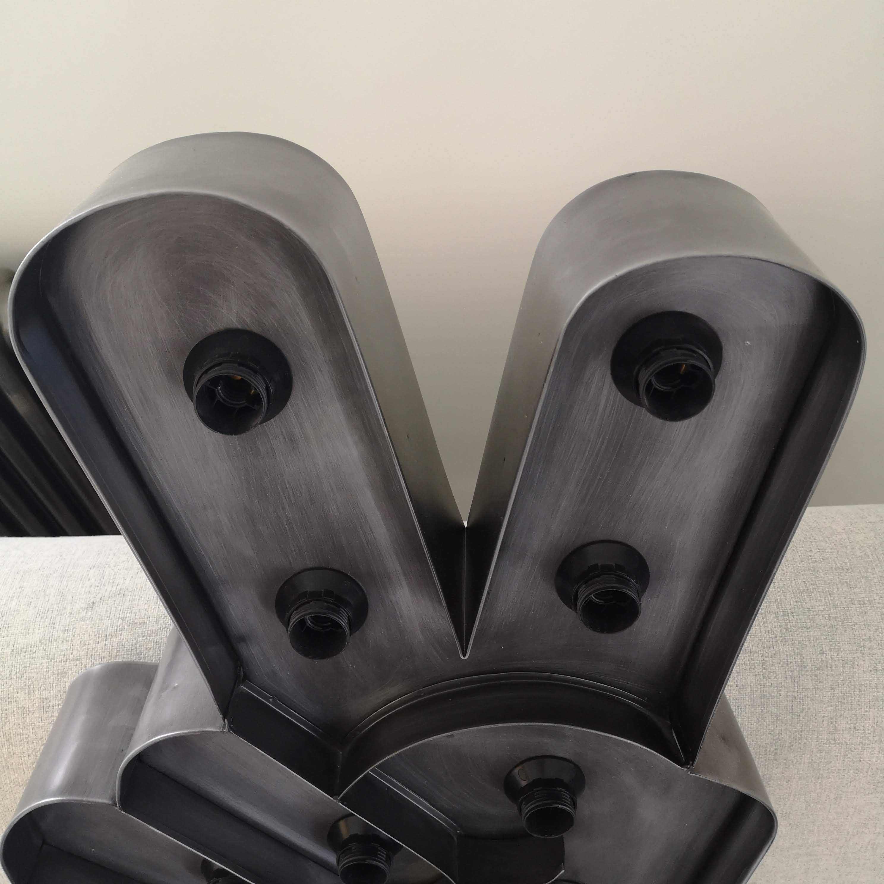 Lampa ścienna kinkiet Kare Design PEACE 40X71 metalowa e14