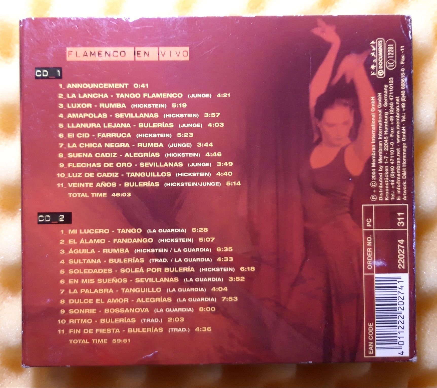 Elva La Guardia & Group – Flamenco En Vivo (2xCD, 2004)