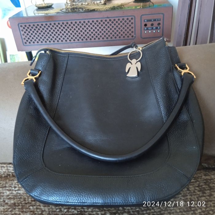 Кожаная сумка американский бренд HUGO