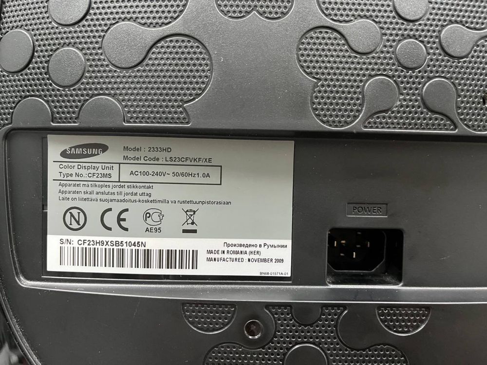 Телевізор Samsung LS23CFVKF/XE