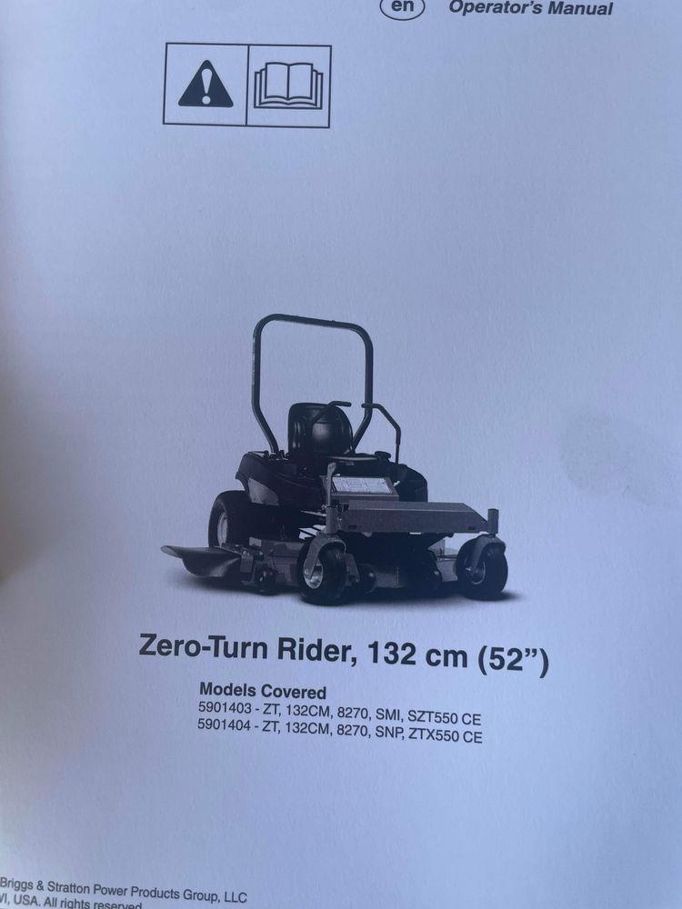 Simplicyty zero turn kosiarka traktorek