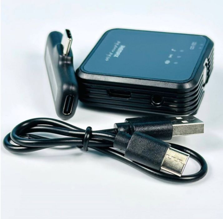 Мікрофон-петличний, бездротовий із затискачем Remax K11 Type-C Чорний