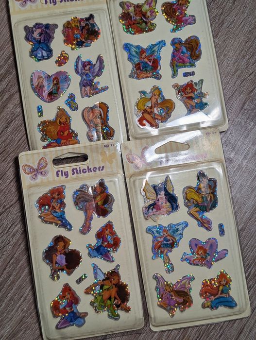 Наліпки Winx/барбі