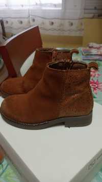 Botas camel menina