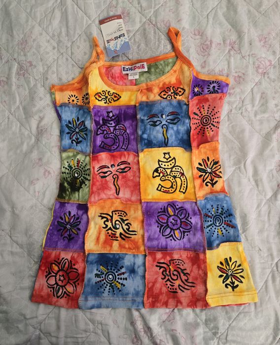 Bluzka Boho z Nepalu rozm L