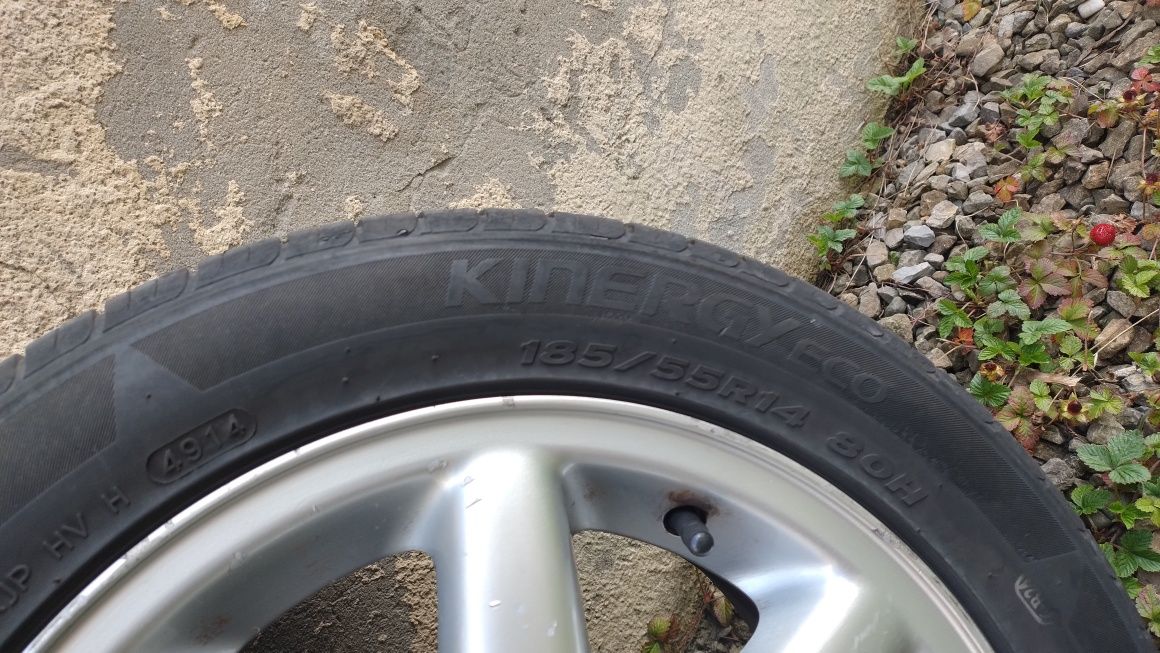 Koła 14' VW Polo LUPO 185/55/R14 Alufelgi Hankook Laufenn dobry stan!