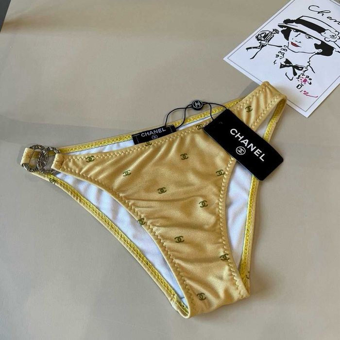 Chanel Bikini Złoty strój kąpielowy