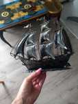 Francuski metalowy statek 27 x 23