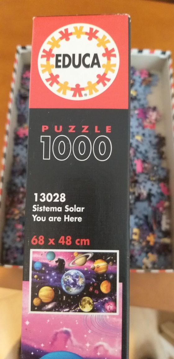 Puzzle 1000 peças sistema solar