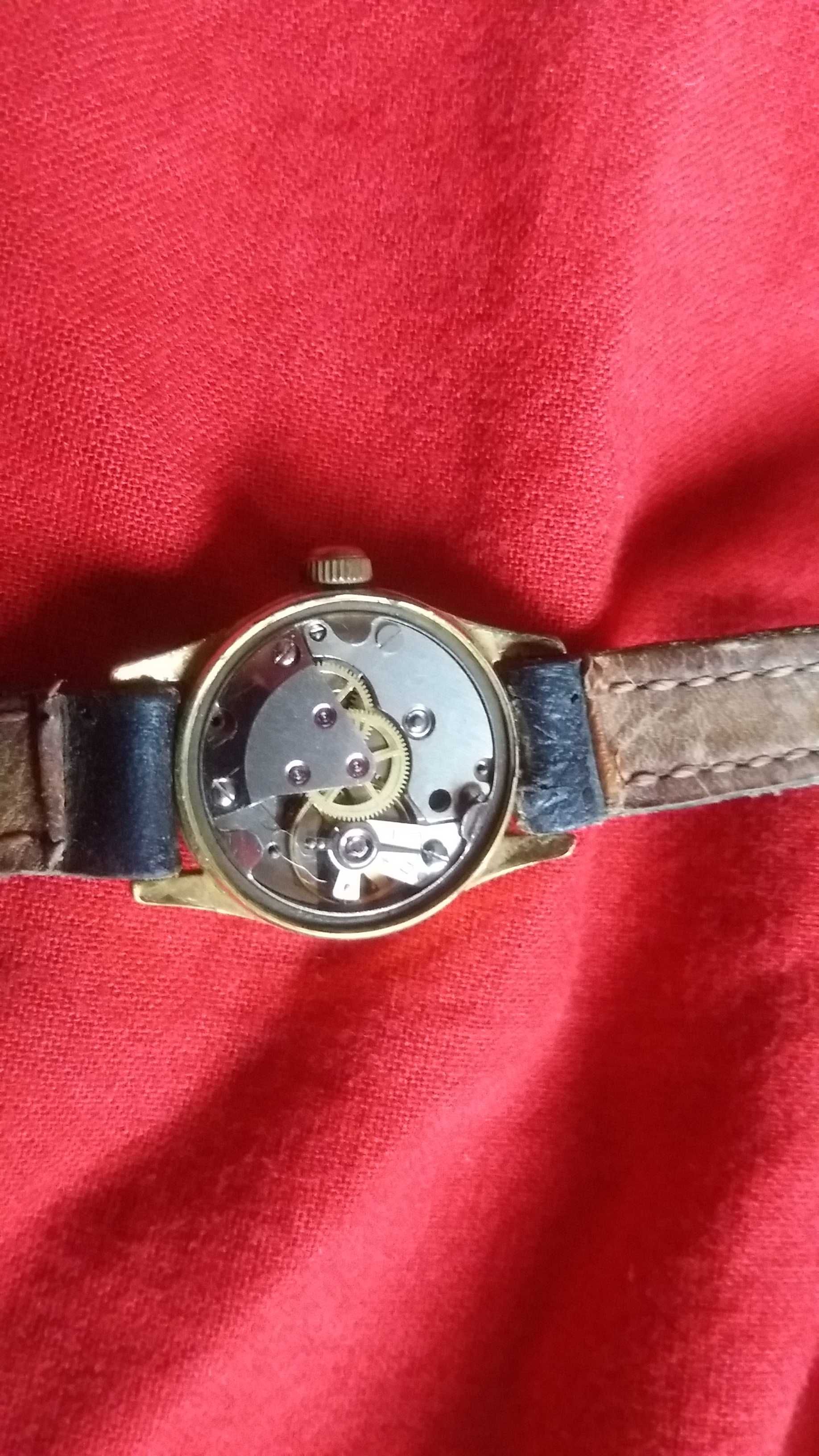 1950-te  Zegarek  "Bifora'' pozłacany ,  Swiss made