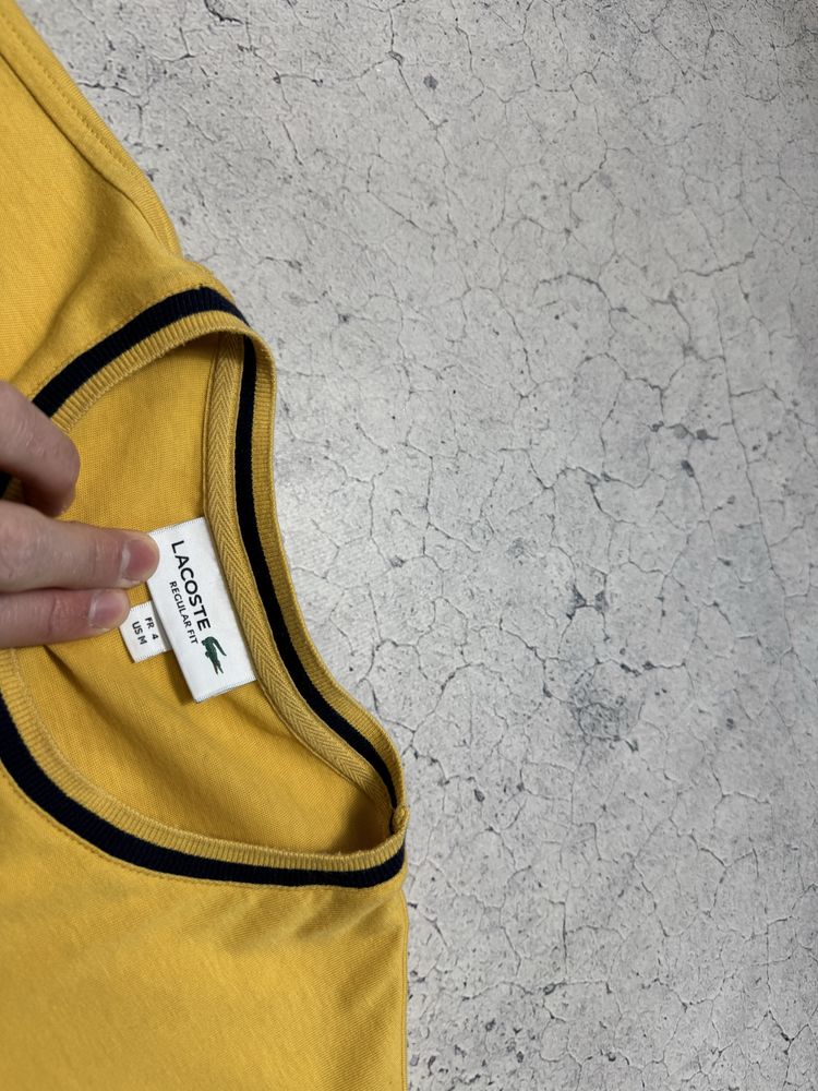 Мужская Футболка Lacoste Оригинал Идеал Размер M